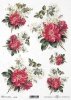 Flores de papel de arroz, rosa silvestre, ramos*Reispapierblumen , wilde Rose, Blumensträuße*Рисовые бумажные цветы, дикие розы, букеты